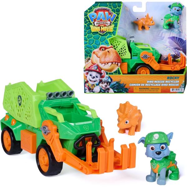 Spin Master Patrol Paw Dino akčné vozidlo Rocky