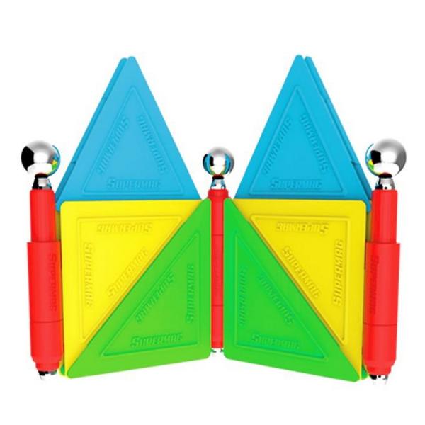 SUPERMAG magnetická stavebnice tags wheels 50ks (obrázek 4)