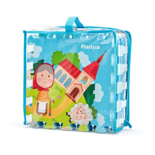 Pěnové Puzzle“Dedina“, 9 ks