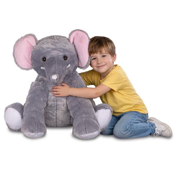 Plush Friends slon plyšový 70 cm sedící (obrázek 3)