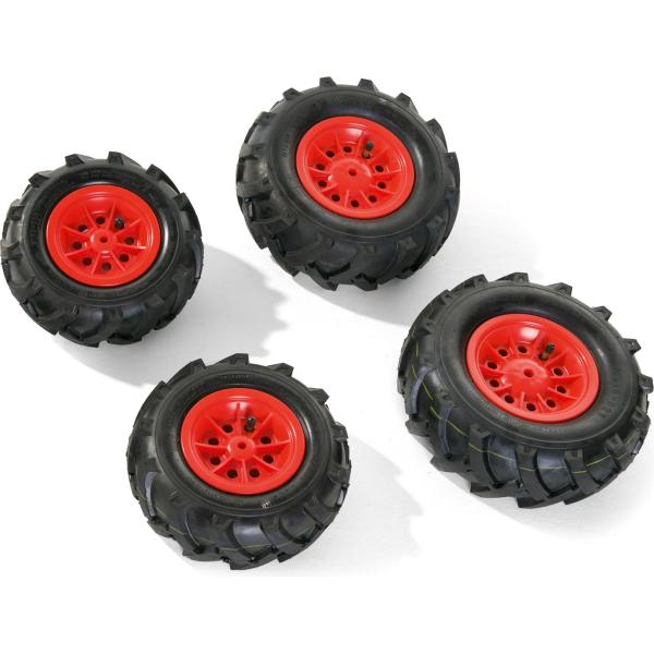 Rollytoys Nafukovacie pneumatiky na traktory Junior, Farmtrac - červené