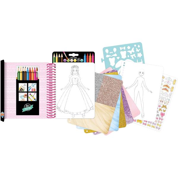 Skicák šatů pro princezny