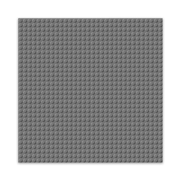 BRIXIES Plus 225.011 Základná podložka na stavanie - tmavo šedá 25,5 x 25,5 cm