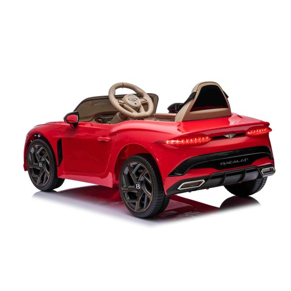 Elektrické autíčko Bentley Bacalar 12V, červené, Dveře otevírající se nahoru, 2.4 GHz dálko (obrázek 4)