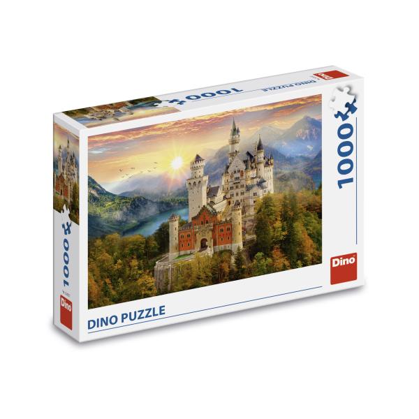 Puzzle Malovaný Neuschwanstein 1000 dílků