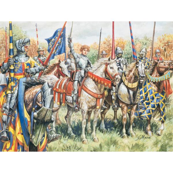 Model Kit figurky 6026 – FRENCH WARRIORS (100 YEARS WAR) (1:72)