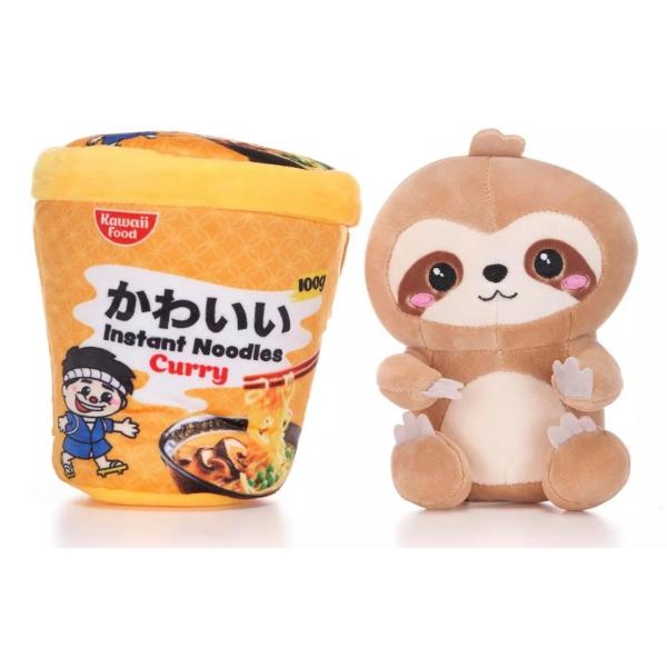 KAWAII NOODLE POTS Lenochod plyšová hračka 17cm