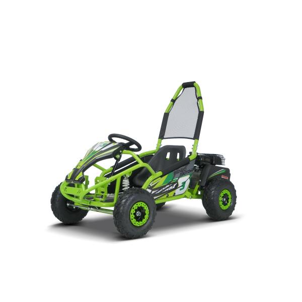Benzínová bugina pro děti Beneo Motors BUGGY RSX zelená - 98cm3