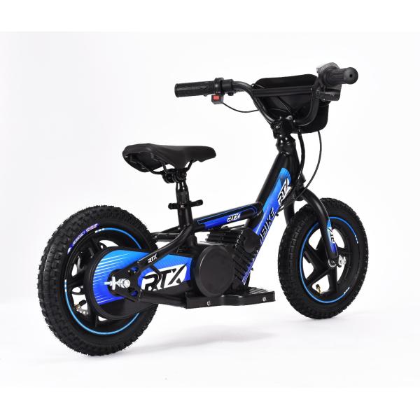 Dětské elektrické odrážedlo RIRIBIKE RTX3 24V (12”), modré, Lithiová baterie, 100W motor, K (obrázek 5)