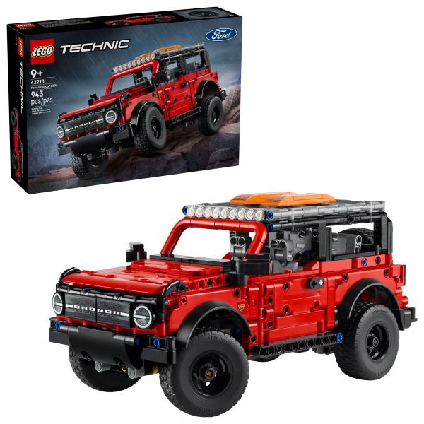 Lego Technic Furgoneta Ford Bronco - Coche Todoterreno Suv De Juguete - Kit De Maqueta Con Puertas Que Se Abren, Motor V6, SuspensióN Y DireccióN - Regalo Para NiñOs De 9+ AñOs 42213-image