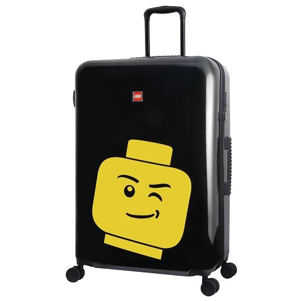 LEGO® Luggage ColourBox Minifigure Head 28″ – Černý