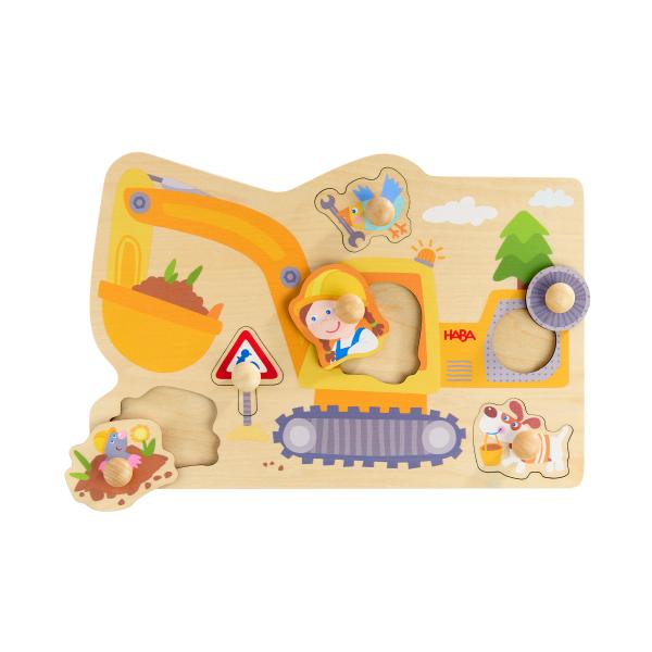 Haba Puzzle pro nejmenší Bagr