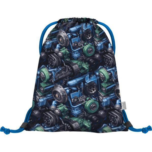 BAAGL Batoh s přihrádkou na zip Závodní auto