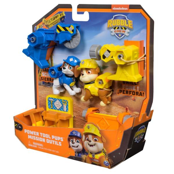 Paw Patrol Rubble & Crew figurka s výbavou