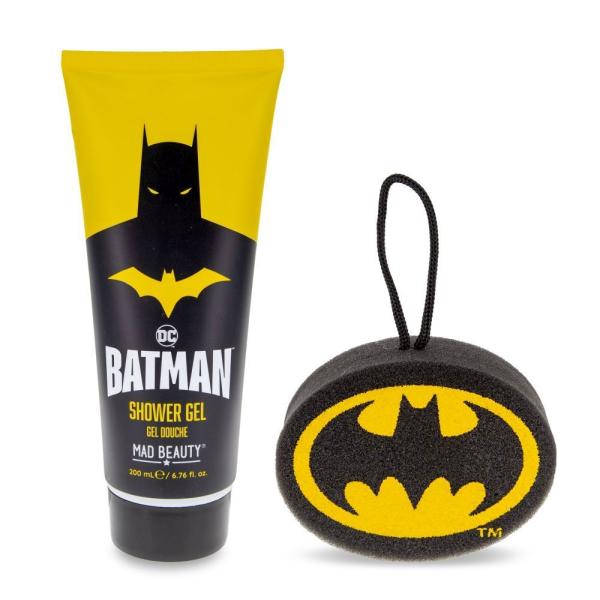 Mad Beauty Set kúpeľový s špongiou na umývanie Batman
