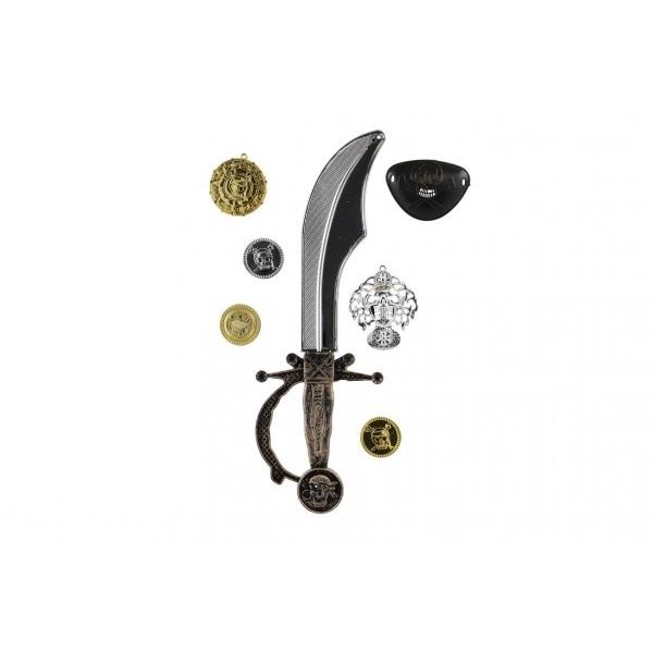 Pirátská sada s doplňky plastová