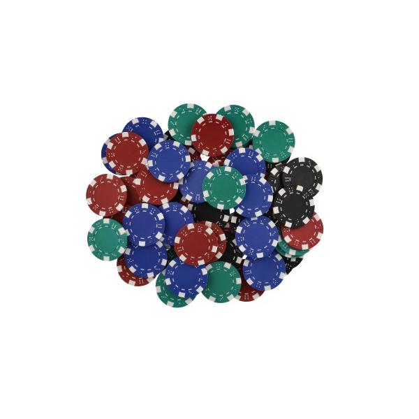 Poker sada 100ks + karty a kostky, v kufříku, 28x25x8cm (obrázek 8)