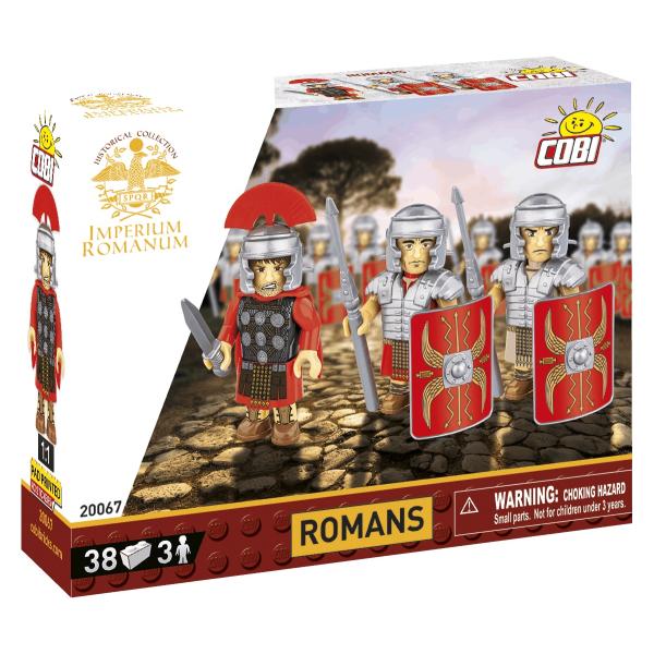 Cobi Imperium Romanum Rimania 3 figuras con accesorios