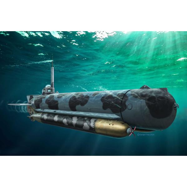 Plastic ModelKit ponorka 05187 - Německá miniponorka Typ Molch (1:72) (obrázek 3)
