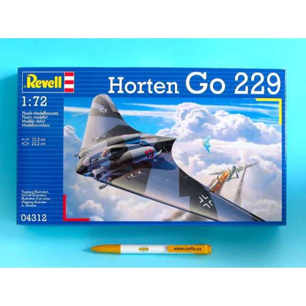 Plastic modelky letadlo 04312 - Horten Go-229 (1:72)