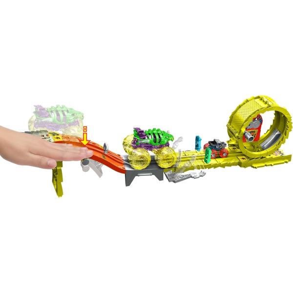 Mattel Hot Wheels Monster truck power smashers dráha (obrázek 3)