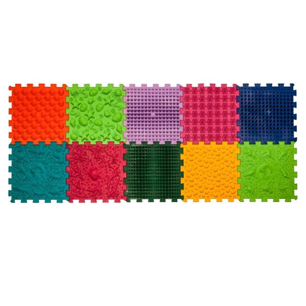 Ortek Masážna podložka Ortek Dinosaury Puzzle 10 prvkov