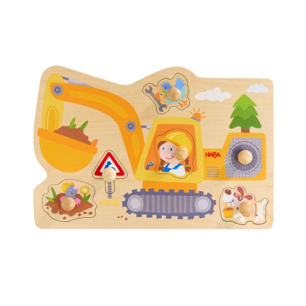 Haba Puzzle pre najmenších Bager