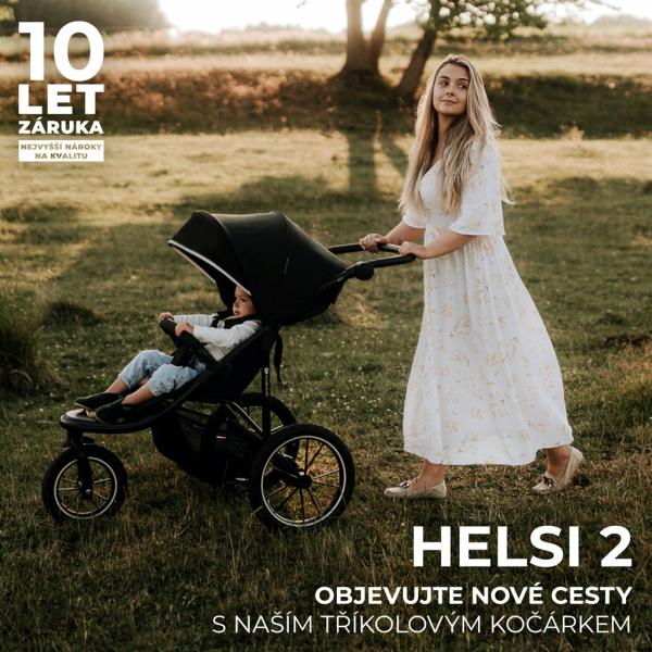 KINDERKRAFT Kočárek sportovní a na běhání Helsi2 Black (obrázek 3)