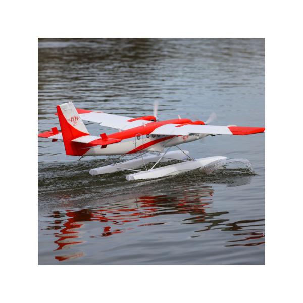 E-flite DHC-6 Twin Otter 1.4m AS3X+ SAFE Select BNF Basic, plováky (obrázek 5)