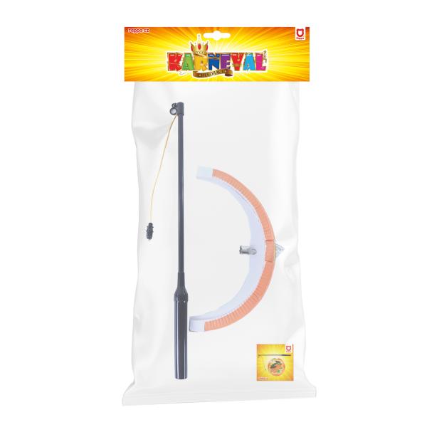 Lampion Halloween veselá dýně 25 cm se svítící hůlkou 39 cm