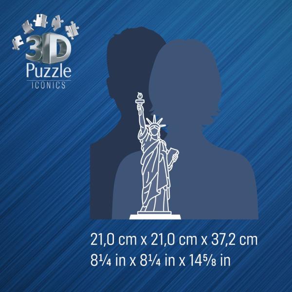 Ravensburger Iconics: Socha svobody (Noční edice) (obrázek 4)