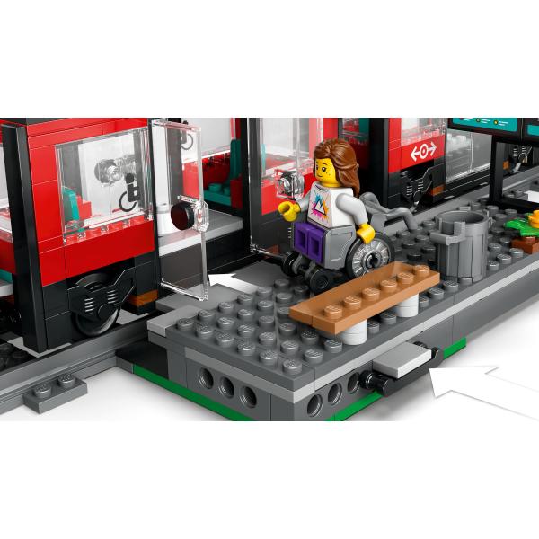 LEGO® City 60423 Električka a zastávka v centru města
