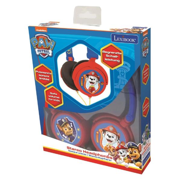 Lexibook Skládací drátová sluchátka Paw Patrol (obrázek 4)