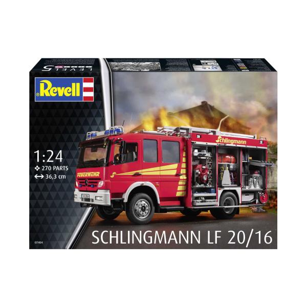 Plastic ModelKit auto 07404 - Schlingmann LF20/16 Mercedes Benz Atego 1529 AF (1:24) (obrázek 6)