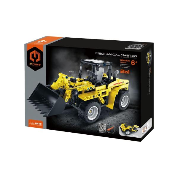 iM.MASTER Stavebnice 2v1 stavební auto plast 320 dílků