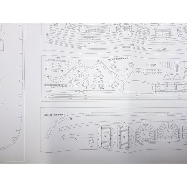 Vanguard Models HM Adder 1797 1:64 kit (obrázek 9)