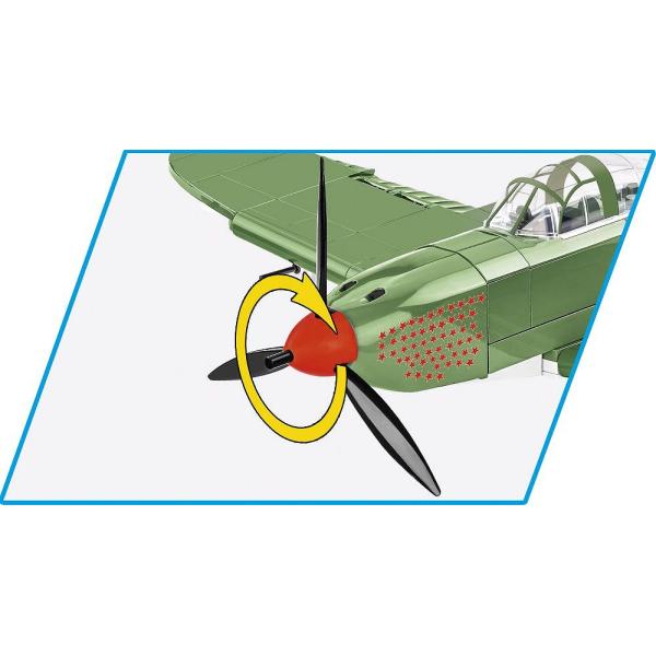 Cobi II WW Bell P-39 D Aircobra Sovět, 1:32, 380 k, 1 f (obrázek 7)