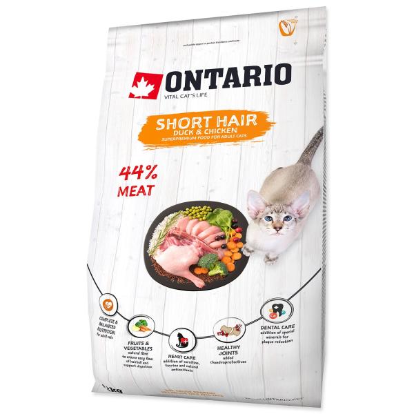 Krmivo Ontario Cat Shorthair 2kg