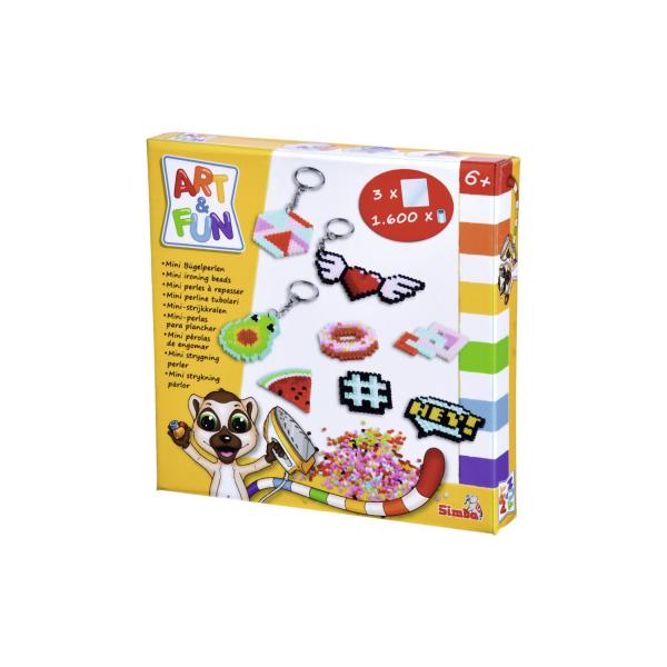 A&F Mini žehlicí korálky výroba klíčenky