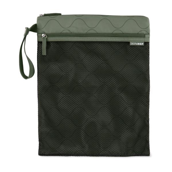 SKIP HOP Sáček nepromokavý Grab & go Dark sage 30 x 38 cm