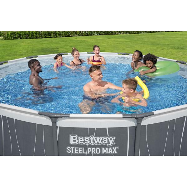 Bestway 561GD Bazén s Kovovou Konstrukcí Steel Pro Max, 457x107cm s příslušenstvím (obrázek 5)