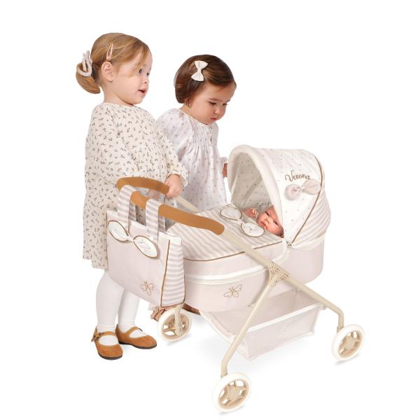DeCuevas 86078 Můj první kočárek pro panenky s taškou Verona 2024 - 56 cm (obrázek 3)