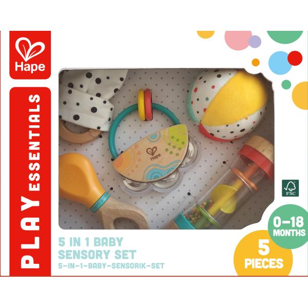 Hape Baby Senzorická sada 5v1 (obrázek 10)