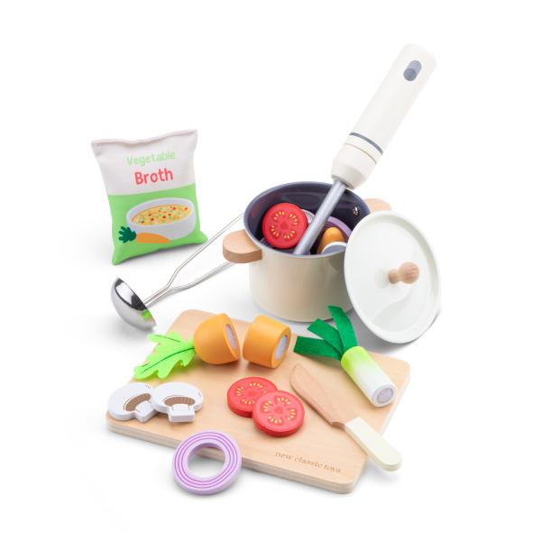 New Classic Toys Sada potravin na přípravu polévky (obrázek 6)