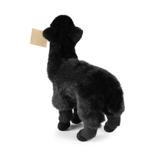 Plyšová lama alpaka černá 23 cm ECO-FRIENDLY (obrázek 4)
