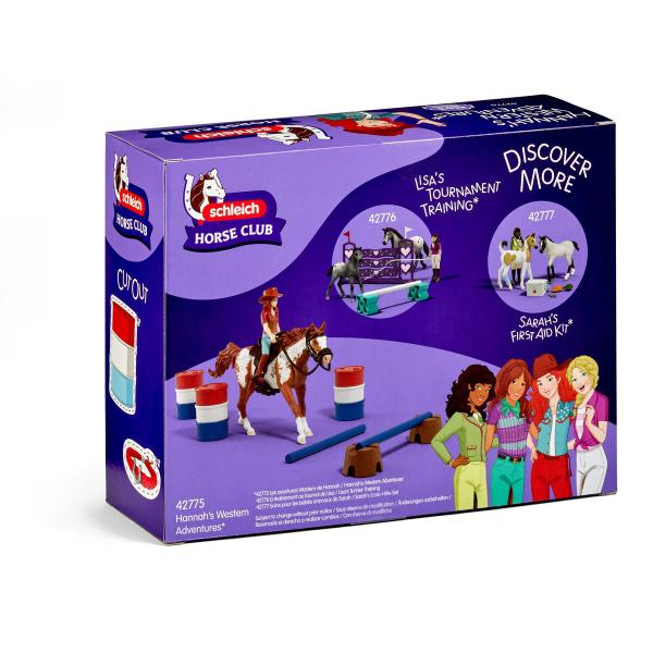 Schleich Hannah s koněm a překážkami - westernové dobrodružství (obrázek 10)