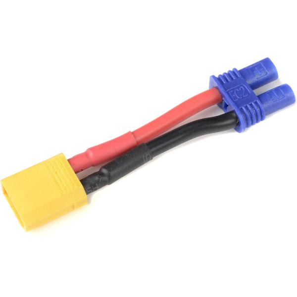 Konverzní kabel EC2 baterie – XT-30 přístroj 14AWG