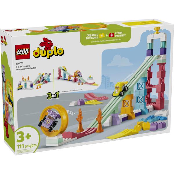 LEGO® DUPLO® 10478 Kreativní rampy s vozidly 3 v 1 (obrázek 3)