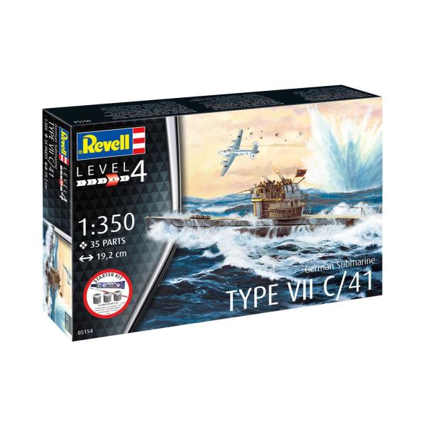 Starter Kit ponorka 75154 - Německá ponorka Typ (1:350)