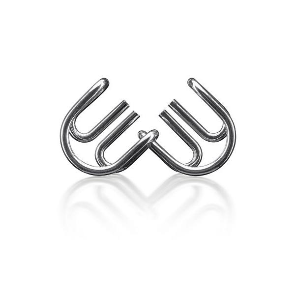 Hlavolam kov-dřevo Popular, sada 6ks